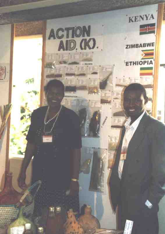 Display of Farmers working with Action Aid Kenya