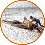 Links to UK, European and International web resources [Artisanal fisherfolk launching boat in Kerala, India]