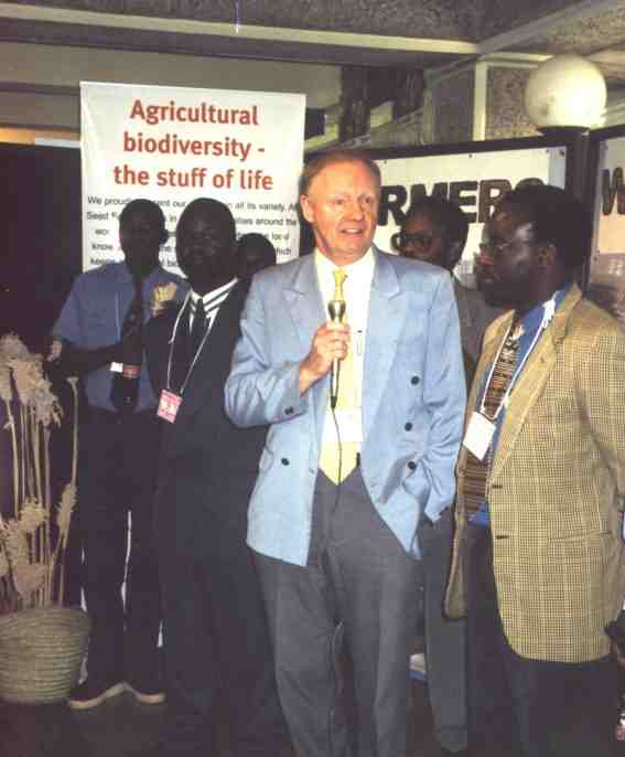 Patrick Mulvany, ITDG Food Security Policy Adviser, emphasizes importance of listening to farmers' views