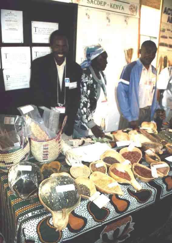 SACDEP's farmers' display